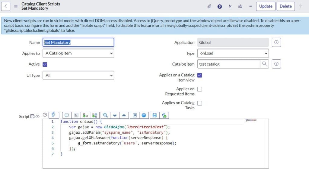 【ServiceNow】User Criteriaで複雑な制御を簡単に