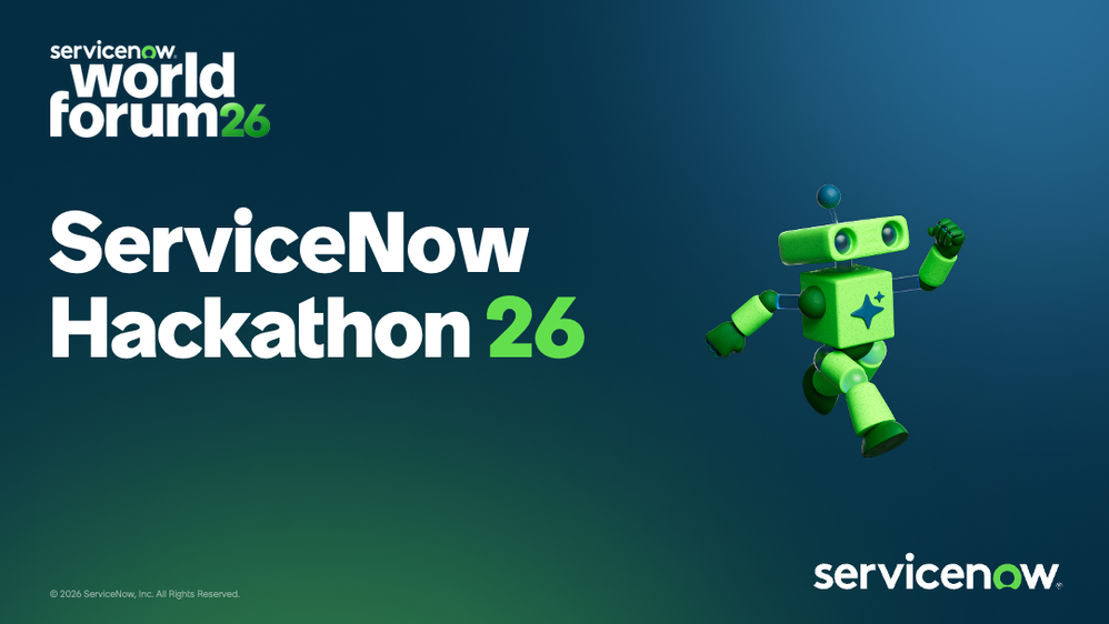 【ServiceNow】Hackathon 2026に参加しました！